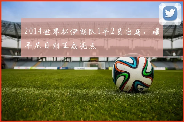 2014世界杯伊朗队1平2负出局，逼平尼日利亚成亮点